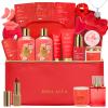 25 Pcs Mother's Day Gift, Red Rose Bath & Body Gift Basket Set for Women, Hydrating Skin Care Set, Home Spa Self Care Gifts, Cosmetic Bag, Necklace, Christmas, Birthday, Anniversary view 1
