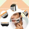 24 Count 5 Blades Refills, Razor Blades for Men, 5 Bladed Refill Blades, 5 Razors, for a More Comfortable Shave, 5 Blades for Men Replacement view 3
