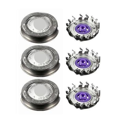 3 Pcs Replacement Shaver Head for Compatible For Philips HQ3 HQ4 HQ55 HQ56 HQ6900 HQ6868 HQ5812 HQ6874 Razor Blade(1set)