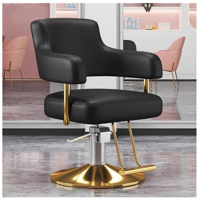 Barber Salon Chair, Extra Wide Hair Styling Chair with Heavy Duty Hydraulic Pump, 360 Swivel Height Adjustable Braiding Design,Beauty Salon,Black,B