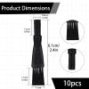 10 PCS Electric Shaver Cleaning Brush, Clipper Cleaner Brush Electric Razor Cleaner Brushes Black Double Sided Razor Brushes Replacement for Cleaning Razors Shaver Trimmer Hair Clipper Keyboard view 2