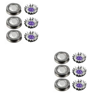 3 Pcs Replacement Shaver Head for Compatible For Philips HQ3 HQ4 HQ55 HQ56 HQ6900 HQ6868 HQ5812 HQ6874 Razor Blade(2set)