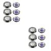 3 Pcs Replacement Shaver Head for Compatible For Philips HQ3 HQ4 HQ55 HQ56 HQ6900 HQ6868 HQ5812 HQ6874 Razor Blade(2set) view 1