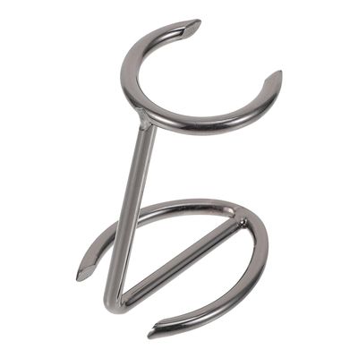 Alipis Compact Razor and Beard Brush Holder Stand for Men Space-saving Bathroom Organizer with Iron Alloy Construction Convenient Shaving Supplies Storage Rack Gift for Father's Day and