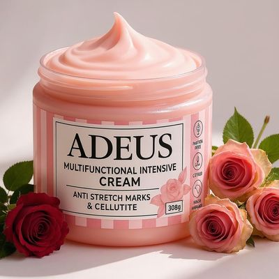 ADEUS Multifunctional Intensive Cream  Smooth & Tighten Skin  Targets Stretch Marks, Cellulite & Sagging Skin  Deep Nourishing & Elasticity-Boosting Formula for Women (10oz) (1)