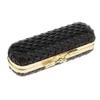 BEAHING Lipstick Bag Diamond Texture Lipstick Case with Mirror Portable Holder Exquisite Glossy 3.9x1.3x1in Iron Clip Lip Gloss Holder for Women view 4