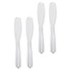 VALICLUD 4pcs Facial Mask Mixing Spoons Thick Transparent Cosmetic Spatulas for Even Application Reusable Skin Care Applicator Sticks for Creams Serums view 1