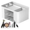 1PC Makeup Organizer with Drawers, Cosmetic Storage Box, Clear Desktop Organizer for Makeup Brushes, Skincare, Office Supplies.. view 1