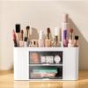 1PC Makeup Organizer with Drawers, Cosmetic Storage Box, Clear Desktop Organizer for Makeup Brushes, Skincare, Office Supplies.. view 4