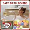 Christmas Bath Bombs, 12 Essential Oil Kids Bath Bombs Advent Calendar 2025 for Birthday Xmas Gifts Stocking Stuffers view 3