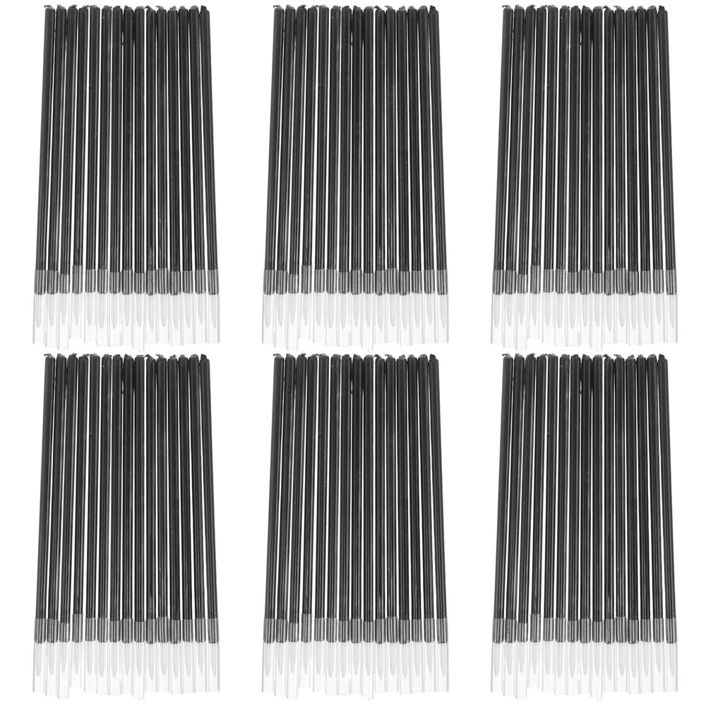 DEARMAMY 200pcs Precise Tip Eyeliner Brush with Protective Cap Multipurpose Eyeliner Applicator Pen for Smooth Seamless Makeup Application Blending and Smudging Tool Portable Beauty