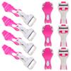 GALPADA 10pcs Manual Eyelash Curlers Portable Lash Curlers for Women Lightweight Comfortable Grip Gentle Lashes Plastic Curling Tools view 1