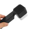 Alipis Double-Sided Silicone Facial Cleansing Brush Soft Bristles Exfoliator for Deep Cleaning and Massage Handheld Skin Care Brush for Blackhead Removal and Sensitive Skin Black view 4