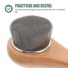 DECHOUS Soft Facial Scrubber Brush with Long Handle for Women Soft Fiber Bristles for Gentle Exfoliation Deep Cleansing and Massage Ergonomic Design for Improved Skin Texture and view 3
