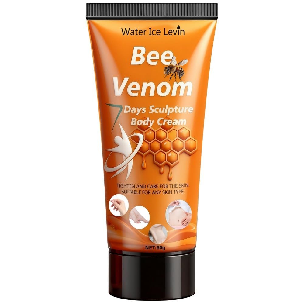 2Pcs Bee Venom Skin Firming Cream, Body Firming Lotion, Women and Men for Thighs Legs Abdomen Arms and Buttocks