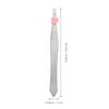 Abaodam 24pcs Stainless Steel Eyebrow Tweezers for Women Flat and Slanted Tips Precision Hair Removal Tools Multipurpose Beauty Grooming Accessories for Facial Hair and Eyelash Application view 2