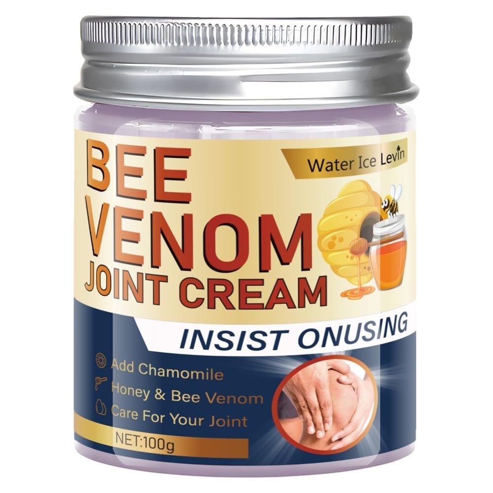 2PCS Bee Venom Joint Cream,Bee Venom Gel,Bee Venom Advanced Joint and Bone Cream,Professional bee Venom Joint Gel,Effective for Back, Neck, Hands, Kneel