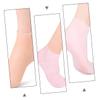 Alipis 3Pairs Moisturizing Socks for Dry Cracked Feet Elastic Foot Care Socks with Deep Penetration for Women Includes White Pink and Nude Colors view 3