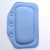 NOLITOY PVC Bath Pillow with Strong Suction Cups Dark Blue Spa Headrest for Bathtub Slip-Resistant Bath Cushion for Back and Neck Support Easy to Clean Bathroom Accessory view 4