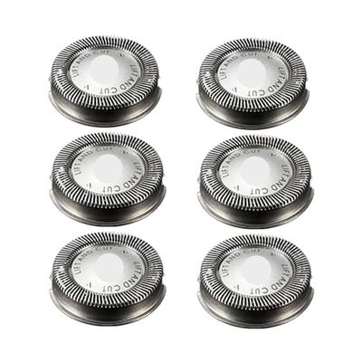 6Pcs Shaver Head Replacement Shaver Blade for Compatible For Philips HQ3 HQ32 HQ36 HQ40 HQ300 Razor Blade for Men(1set)