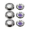 6Pcs Shaver Head Replacement Shaver Blade for Compatible For Philips HQ3 HQ32 HQ36 HQ40 HQ300 Razor Blade for Men(1set) view 2