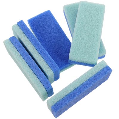 GALPADA 6pcs Foot Scrubber Pumice Stone Blocks for Dead Skin Removal and Heel Callus Care Compact Portable Foot Exfoliator with Massage Function to Enhance