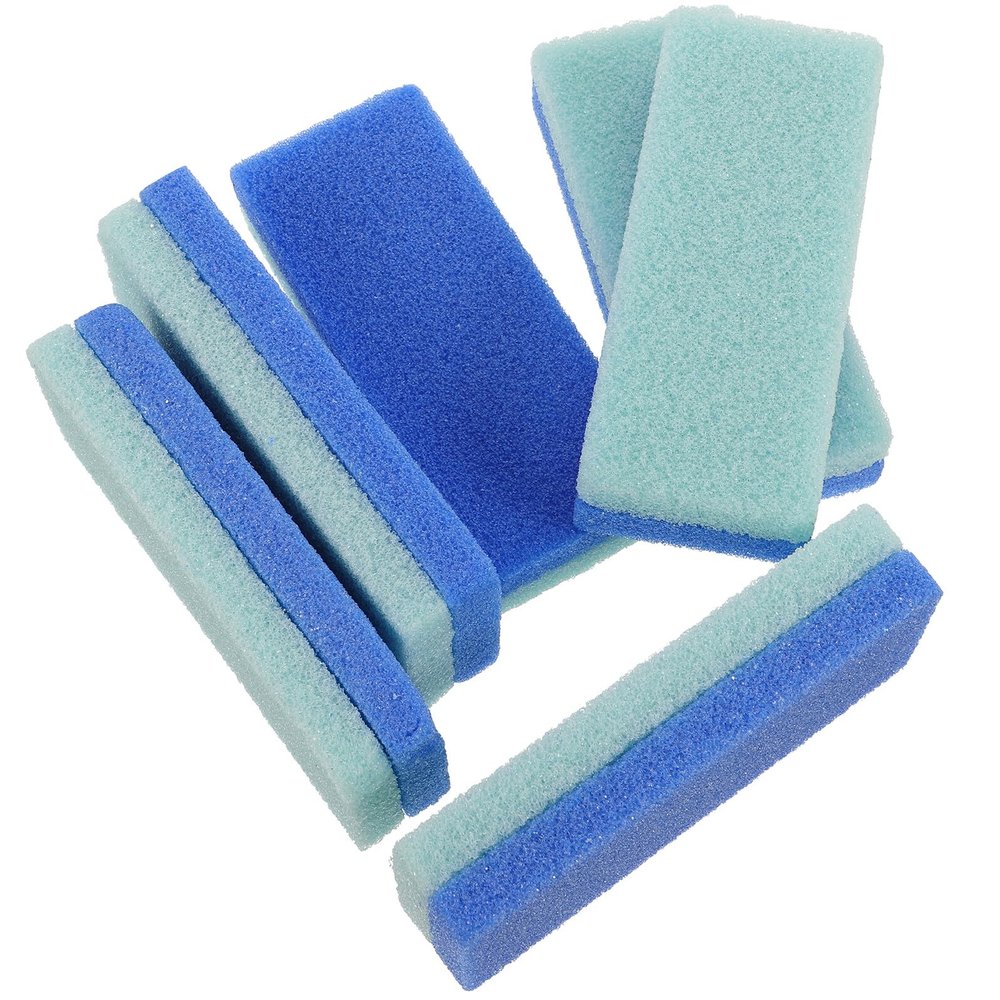 GALPADA 6pcs Foot Scrubber Pumice Stone Blocks for Dead Skin Removal and Heel Callus Care Compact Portable Foot Exfoliator with Massage Function to Enhance