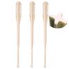 3PCS 2 IN 1 Nose Hair Trimmer Nasal Cutter Remover Removal Women Men Ear Manual Nostril Sightfelt Razor Shaver Double Sided Knife Disposable Rotating Stick 360 Head Trim Razors Blade Stick (Beige,3PC) view 1