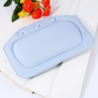 Acouto Bath Pillow Bathtub Rest - Bathroom Pillow Bathtub Rest Foam Design Spa Neck Cushion with Suction Cup - Luxury Neck & Back Support Beauty & CareBath & Bathing