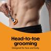 BIC Flex 5 Trim and Shave Body and Beard Trimmer for Men, 5 Blades, 3-in-1 Grooming Kit, 1 Handle, 3 Razor Refills, 6 Trimmers, No Batteries Needed view 4
