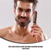 Zerodeko Sandalwood Folding Beard Comb for Men with Wide Teeth Hollow Design Natural Wooden Grooming Tool with PU Protective Case Portable Pocket Comb for Mustache Styling and Hair Care view 4