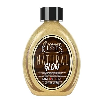 Ed Hardy Tanning Coconut Kisses Natural Glow - Skin-Softening Streak-Free/Stain-Free Natural Bronzing Lotion