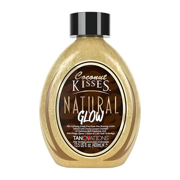 Ed Hardy Tanning Coconut Kisses Natural Glow - Skin-Softening Streak-Free/Stain-Free Natural Bronzing Lotion