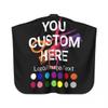 Custom Barber Cape Personalized Hair Cutting Capes Neckline Hairdresser Cape for Home Salon Barbershop view 2