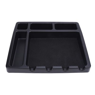Dpofirs Barber Station Organizer, Barber Clipper Tray Organizer with Non-Slip Mat for Hairdresser, Salon Countertop Tray