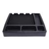 Dpofirs Barber Station Organizer, Barber Clipper Tray Organizer with Non-Slip Mat for Hairdresser, Salon Countertop Tray view 2