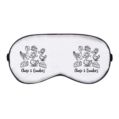 Azeeda 'Funny Ducks with Cheese' Sleep/Travel Eye Mask (EY00033867)