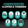 Conair Men Lithium-Ion Rechargeable Clipper & Hair Trimmer for Men, 17-Piece Clippers for Hair Cutting Kit with Color-Coded Combs, 5-Position Taper Control for Tapered Edges and Fades, Quick Charge view 4