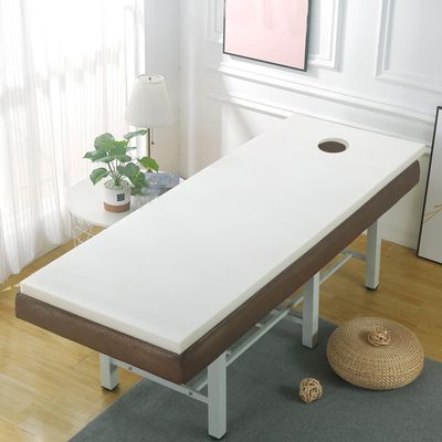 7.7cm,60 * 180cm(R),LDLCYCN Foam Massage Table Mattress Topper Lash Bed Topper with Hole Thicken 2.7Cm/3Cm/4Cm/4.7Cm/5.5Cm/7.7Cm Spa Bed Pad Massage Accessories Protective Pad for Beauty Salon