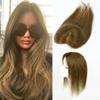 Iwig Hair Toppers for Women Real Human 360 Clip in Hair Topper No Bangs Upgrade Handmade Swiss Lace Base Top Extensions 12 inch Light Brown view 1