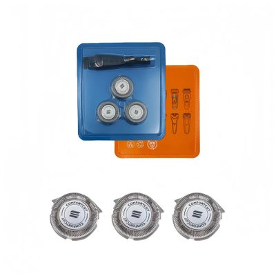 SH30/5 Shaving Heads Compatible with Philips Shavers Series 1000, 3000 and 5000, Powerful Performance, Self-Sharpening,3 Pieces+1 Brush,Model SH30/5