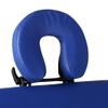 CUMYZO Professional Blue Portable Massage Table with 2 Zones, Wooden Frame, and Adjustable Height,110075,Blue view 3
