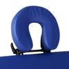 CUMYZO Adjustable Portable Massage Table with Aluminum Frame, 2 Zone Folding Therapy Table - Blue,110086,Blue view 3