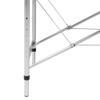 CUMYZO Blue Portable Massage Table - 3 Zones, Aluminum Frame, Adjustable Height, Foldable with Carrying Bag,110090,Blue view 2