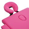 CUMYZO Portable Massage Table 2 Zones Foldable Aluminum Frame Lightweight Therapy Bed, Pink,110194,Pink view 4