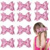 10pcs Glitter Hair Bows Alligator Clips Sequins Hair Clips Hair Barrettes Hair Accessories for Kids Girls Teens Toddlers view 1