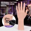 Medarchitect Silicone Fake Hand for Tattoo Practice, Realistic Life-Sized Training Model with Fake Skin - Durable Reusable for Beginners and Pros (Woman Left Hand) view 3