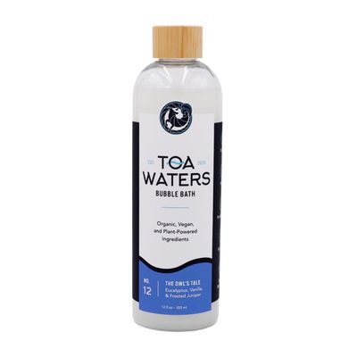 Bubble Bath  Eucalyptus, Vanilla & Frosted Juniper  Clean, Earthy Scent, Sulfate-Free, Self-Care Gift  12 fl oz  TOA Waters