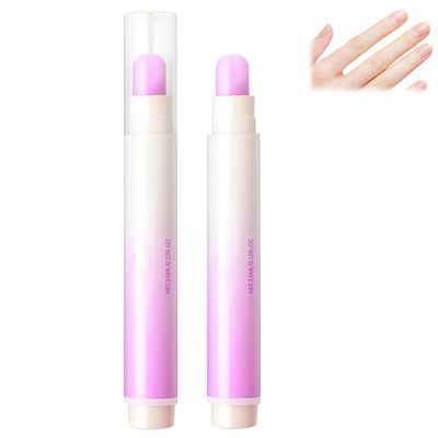 2pcs Upgrade 3-in-1 Nail Care Pen, Cuticle Pusher with Ceramic Tip, Nail Cuticle Remover Pens for Hangnails, Dry & Damaged Nails, Moisturize Strengthen Nails