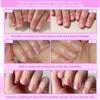 2pcs Upgrade 3-in-1 Nail Care Pen, Cuticle Pusher with Ceramic Tip, Nail Cuticle Remover Pens for Hangnails, Dry & Damaged Nails, Moisturize Strengthen Nails view 3